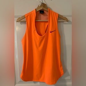 Nike Bright Orange Tank Top Size Small